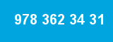 978 362 34 31 978 362 34 31